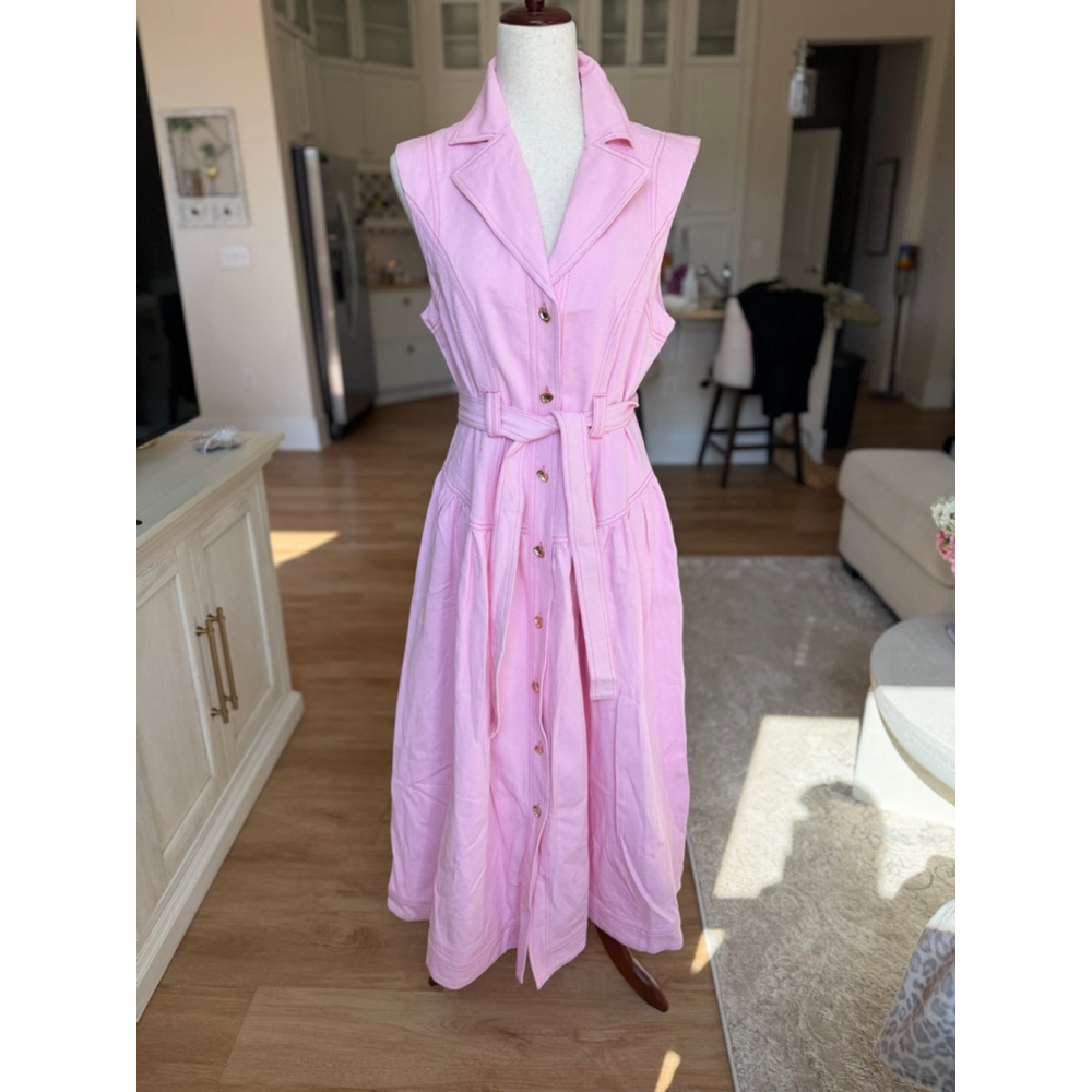 Aleeza Paris Addison Denim Dress NWT